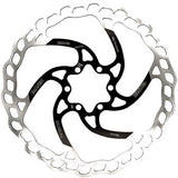 180mm Rotor, 6-Bolt , 1.8mm, Black/Silver