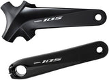 Shimano 105 FC-R7000 Crankset - 170mm, 11-Speed, W/O Rings, 110 BCD, Hollowtech Crank Arms, Hollowtech II Spindle Interface, Black