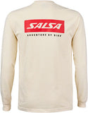 Salsa Logo Long Sleeve T-Shirt - Unisex, Ivory, X-Large