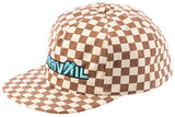 Teravail Artist Series: Joshua Noom Trip Hat - Rust Checkerboard, One Size