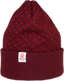 QBP Brand Chevron Beanie - Maroon/Burgundy, One Size