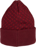 QBP Brand Chevron Beanie - Maroon/Burgundy, One Size