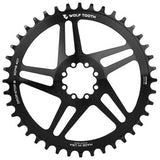 8-Bolt Road/Gravel Chainring (Flat Top), 40T, Blk
