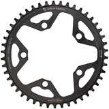 5x110BCD CX/Road (Flat Top) Chainring, 36T, Black
