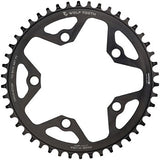 5x110BCD CX/Road (Flat Top) Chainring, 46T, Black