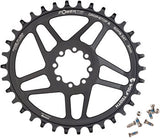 8-Bolt Oval Direct Mount Ring (3mm Offset), 34T, Blk