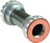 BSA Threaded BB, Road, 24/22mm Angular Contact, Gray