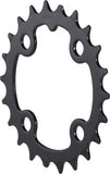 TruShift Steel 9sp Ring, 64BCD x 22t - Black