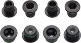 X.0/X.9 2x10 Chainring Bolt Set, 8pc Alum/Stl, Blk