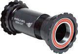 BB86/92 BB, 24/22mm Angular Contact Threaded, Black