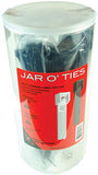 Zip Tie Kit, 8" 600pcs - Black/Clear