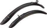 BEAVERTAIL 27/28" FENDER SET (F & R) BLK