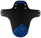 MTB Fender, Short Zip Tie, Black w/Water Blue