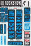 RockShox Fork Decal Kit - 30/32mm/RS1, Blue