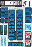 RockShox Fork Decal Kit - 35mm, Blue