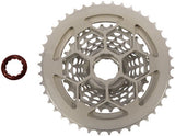 Prestacycle UniBlock PRO Gravel Cassette - 11-Speed, For HG 11 Freehub, 11-42, Silver