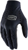100% Sling Gloves - Black, Full Finger, Medium