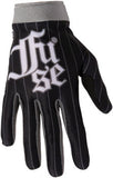 FUSE Omega Gloves - Ballpark, Full Finger, Black/Silver, Medium