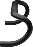 MSW Flat Top Shallow Drop Handlebar - Aluminum, 31.8mm, 44cm,Black