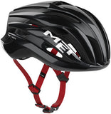 MET Trenta Helmet - Black/Red Gloss, Medium