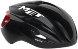 MET Manta Helmet - Black/Red Glossy, Medium