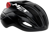 MET Rivale Helmet - Black/Red Glossy, Medium