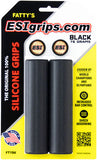 MTB Fatty's Silicone Grips, Black