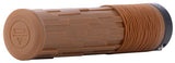 Teravail Lytho Grips - Lock-On, Caramel Brown, 35mm