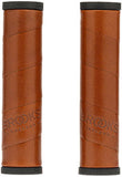 Brooks Willow Leather Grips - Honey, 130/130mm