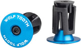 Alloy Bar End Plugs - Blue