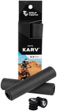 Karv 6.5mm Thick/32mm Dia, Grip Set, Black