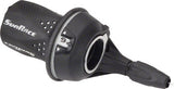 TSM21 twist shifter, 6sp indexed - Gray