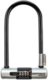 Kryptolok Combo Standard U-Lock, 4"x8", 12mm, Black/Si