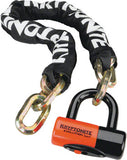 New York Chain 1210 & EVS4 Disc Lock, Black