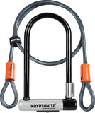 Kryptolok Standard U-Lock w/ Flex Cable, 4"x9", 12.7mm