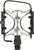 Dimension Mountain Compe Pedals - Platform, Aluminum, 9/16", Black/Silver