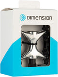 Dimension Mountain Compe Pedals - Platform, Aluminum, 9/16", Black/Silver