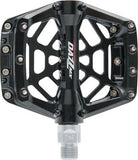 Tioga DAZZ MX Pedals - Platform, Aluminum, 9/16", Black