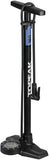 Topeak Joeblow Roadie Ex Floor Pump - Steel Barrel / Plastic Base, 3.5" Base Mount Gauge, 160 Psi /11 Bar, Smarthead, Black/Blue