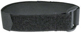 VELCRO PUMP TIES W/SLEEK BUCKLE BLK 2/CD