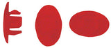 Velo Plug Rim Hole Covers, 72/Bag Red