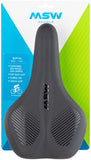 MSW SDL-164 Spin Fitness Saddle - Chromoly, Black