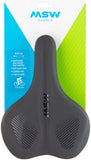 MSW SDL-192 Spin Fitness Saddle - Chromoly, Black