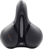Selle Royal Respiro Stracciatella Saddle - Steel, Black, Relaxed