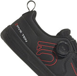 Five Ten Freerider Pro BOA Flat Shoes - Men's, Core Black/Red/FTWR White, 10