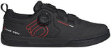 Five Ten Freerider Pro BOA Flat Shoes - Men's, Core Black/Red/FTWR White, 10