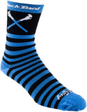 Cycling Socks, SOX-6, 5-9, Black/Blue  NLS