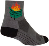SockGuy 2020 Classic Socks - 3", Gray/Black, Small/Medium