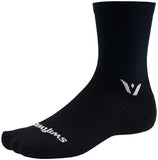 ASPIRE FIVE MID-CREW SOCKS MEDIUM BLACK (d) (Send 848-401)