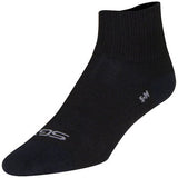 SockGuy SGX Black Socks - 2.5", Small/Medium
